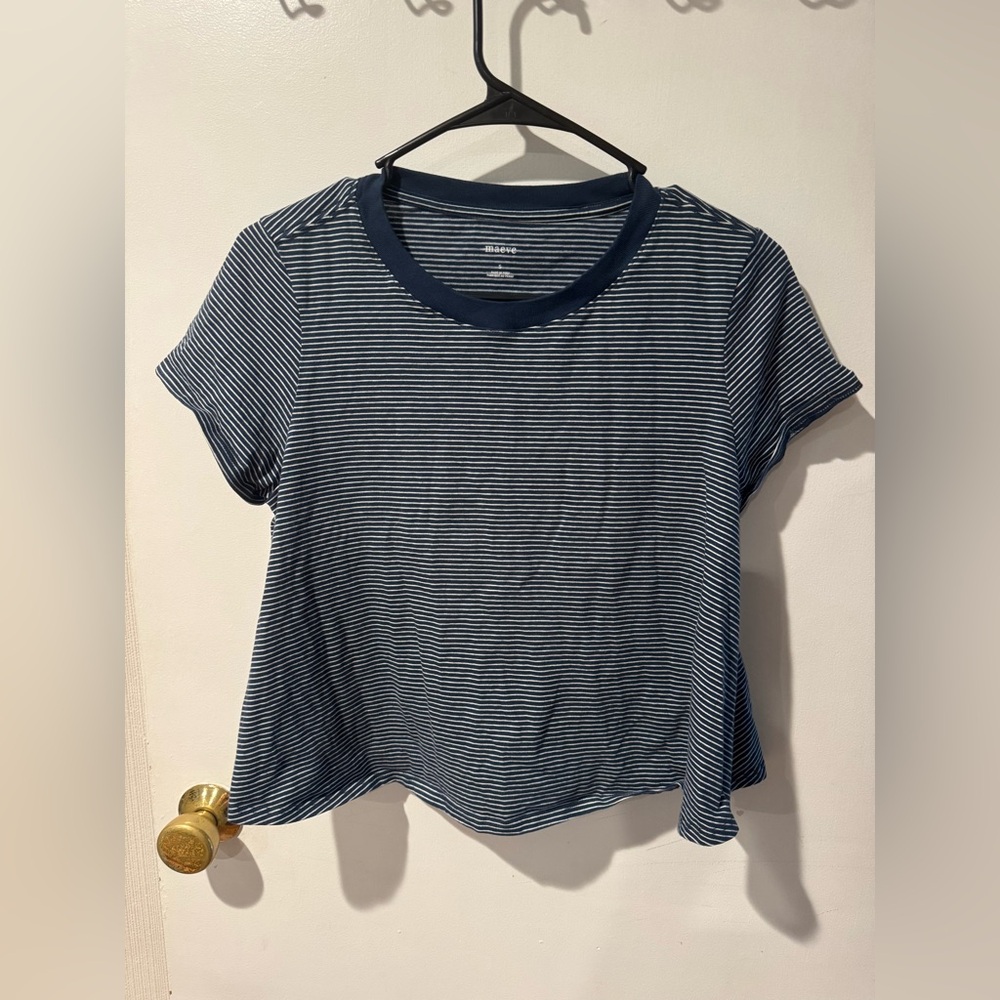 Maeve Striped Swing t-shirt size S
